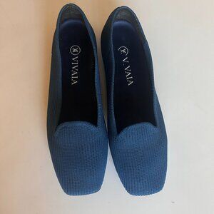 Vivaia Sylvia Square-Toe Loafers–7.5